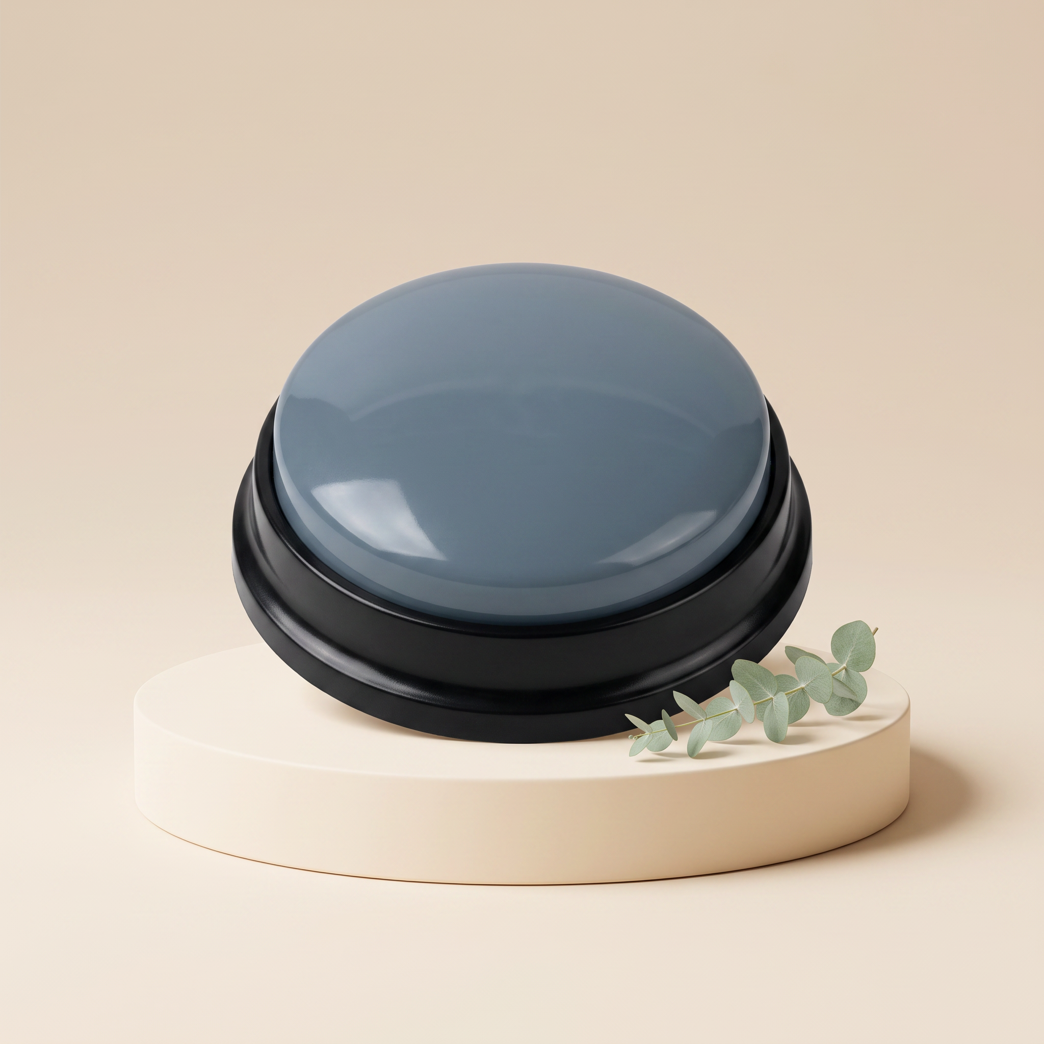 Huddlepaw Talk Button in Light Blue
