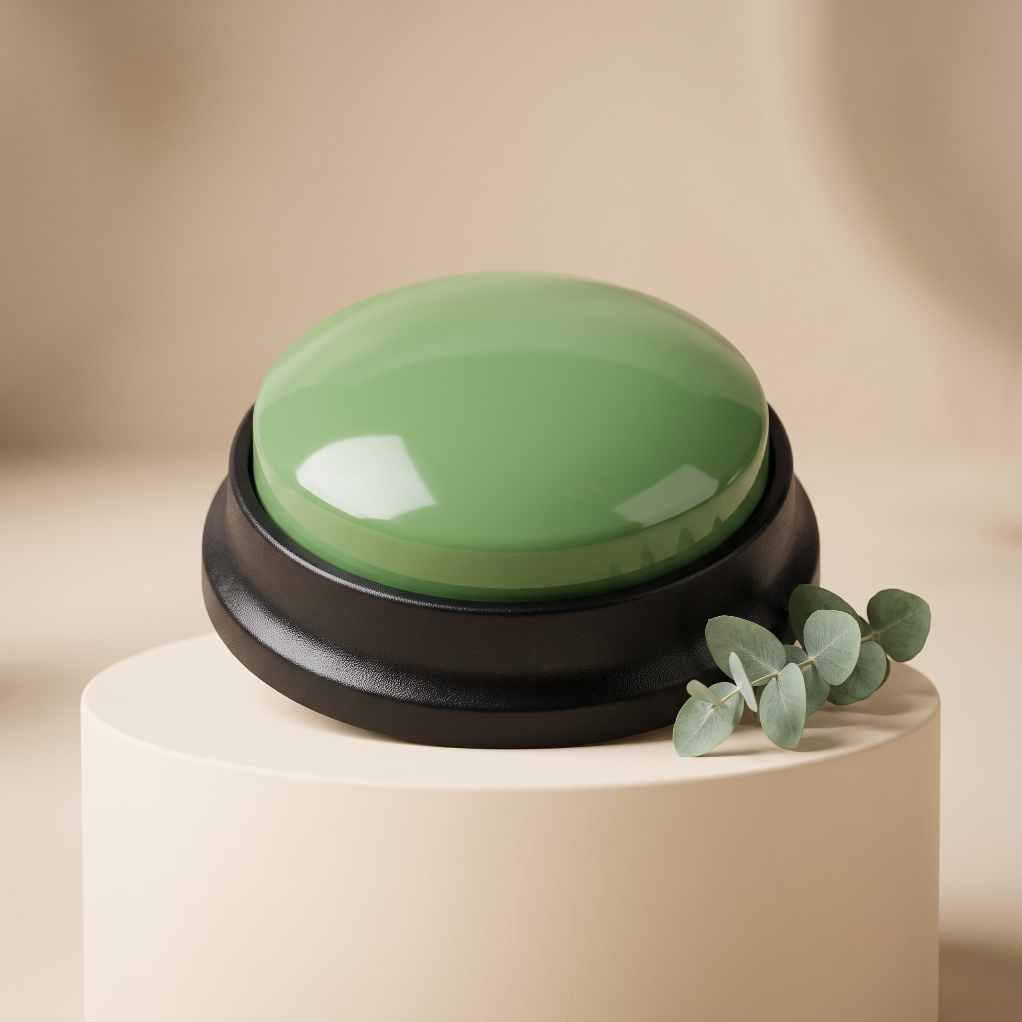Huddlepaw Talk Button in Green