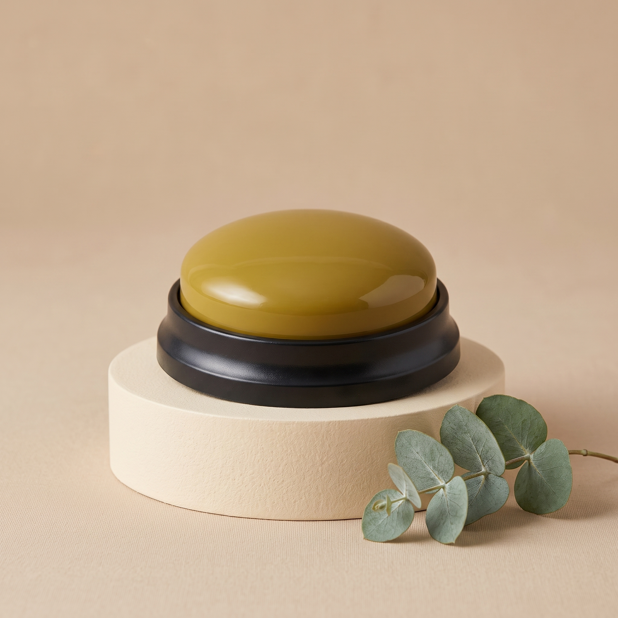 Huddlepaw Talk Button in Yellow