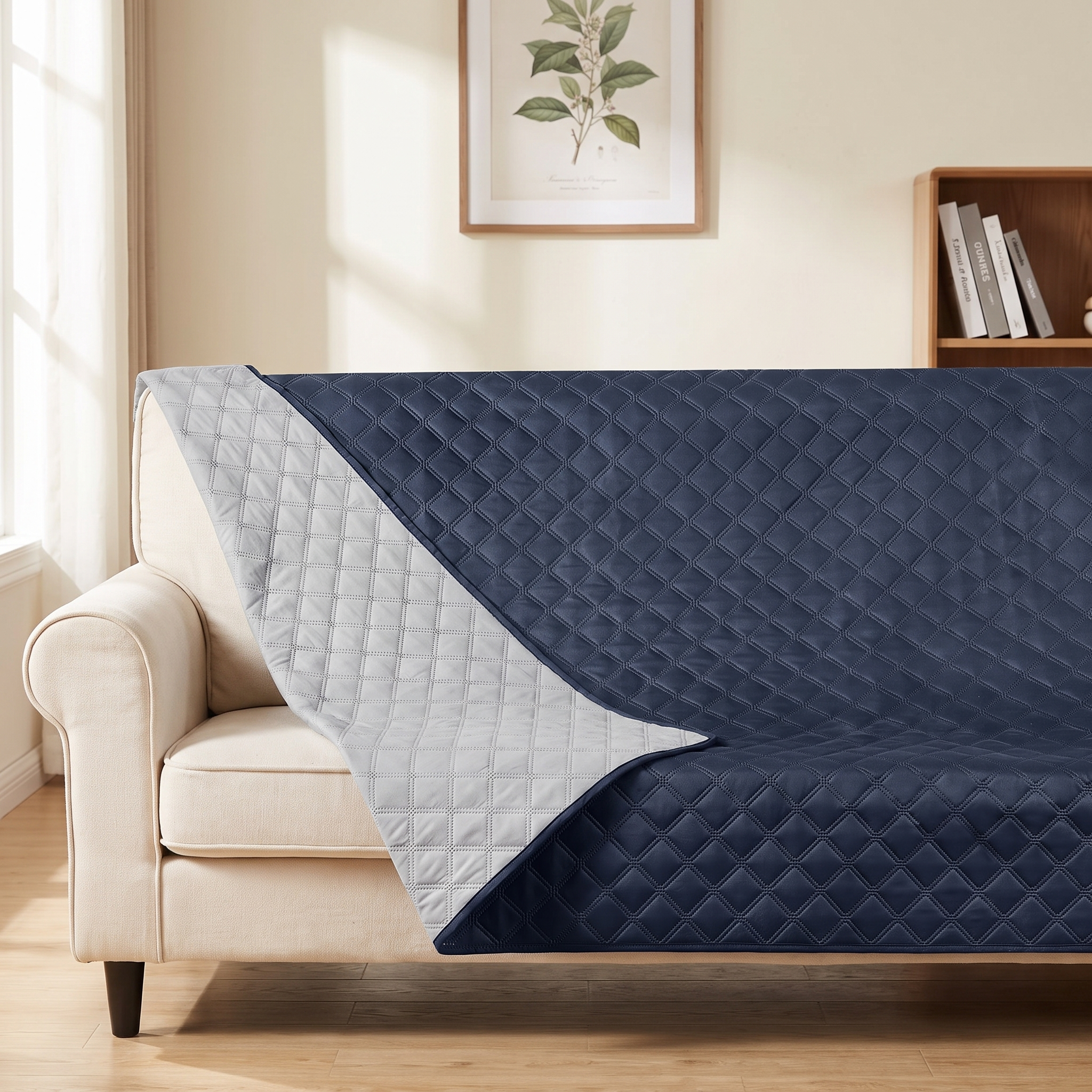 Midnight Navy couch cover