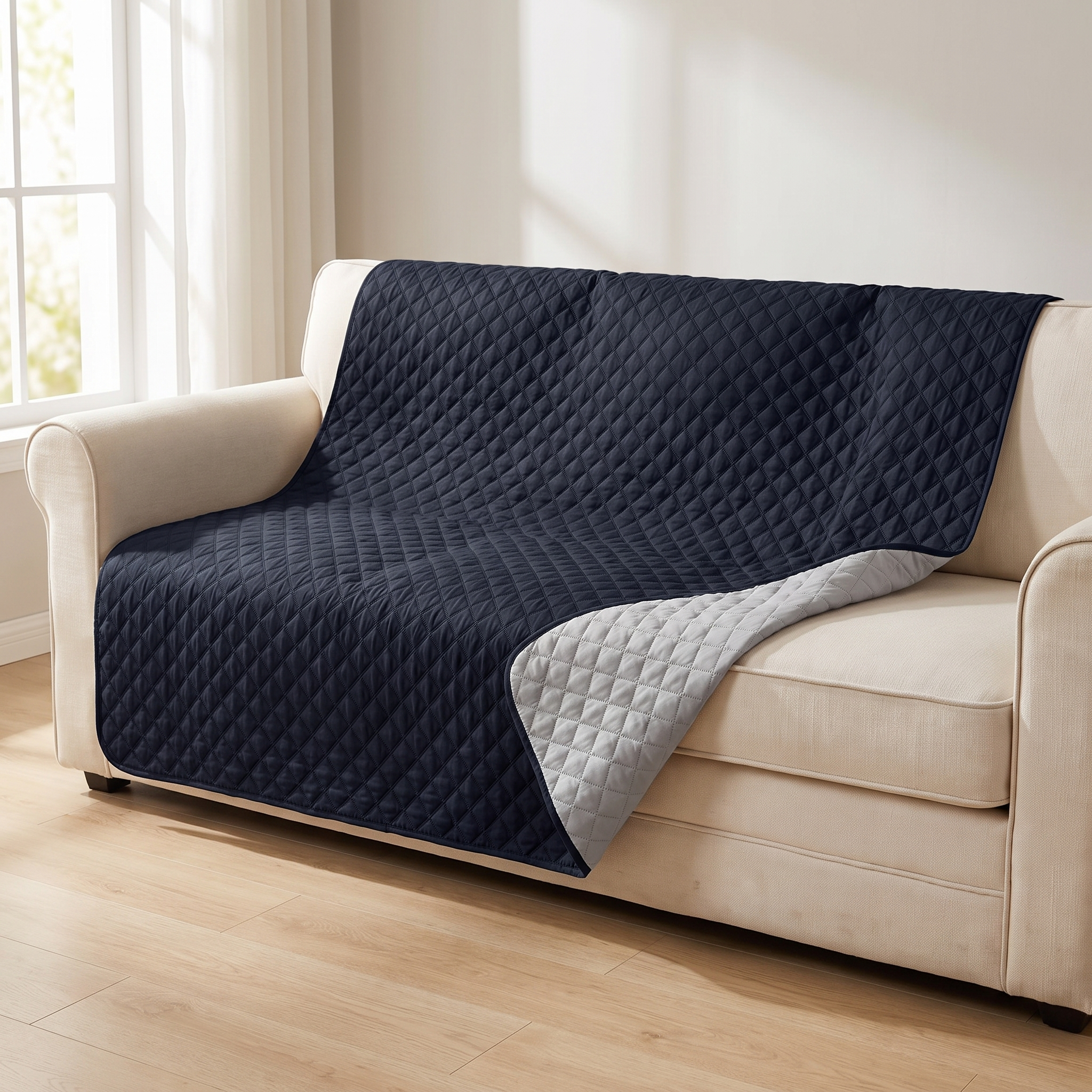Deep Navy couch cover